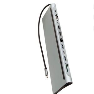 12-in-1 Usb-c 100-watt Pd Docking Hub With Dual 4k Hdmi Warranty